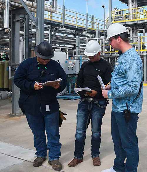 San Jacinto College Advance Manufacturing Students