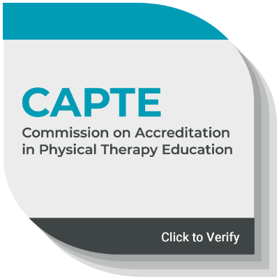 View our Commission on Accreditation in Physical Therapy Education accreditation credential