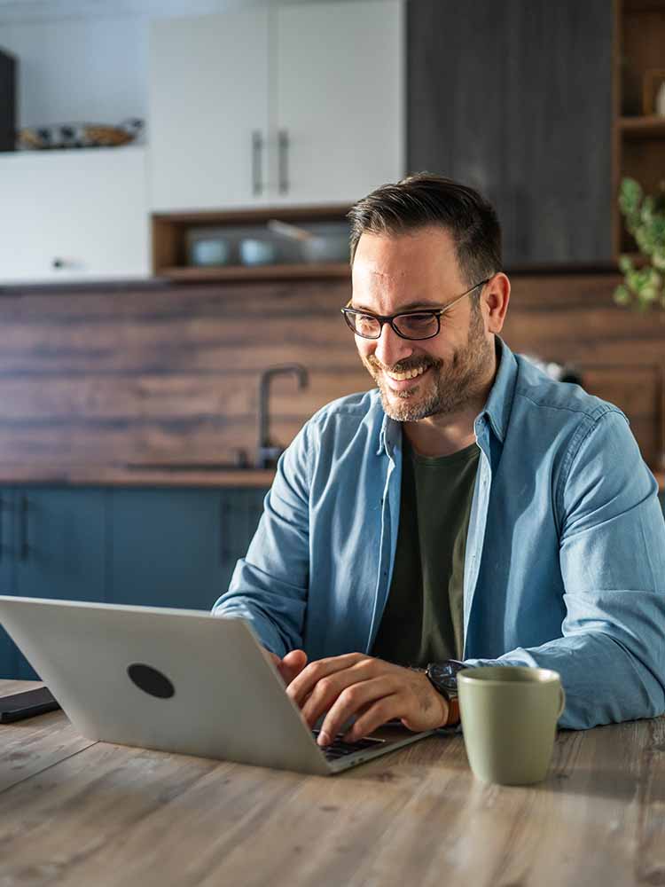 Working from home professional