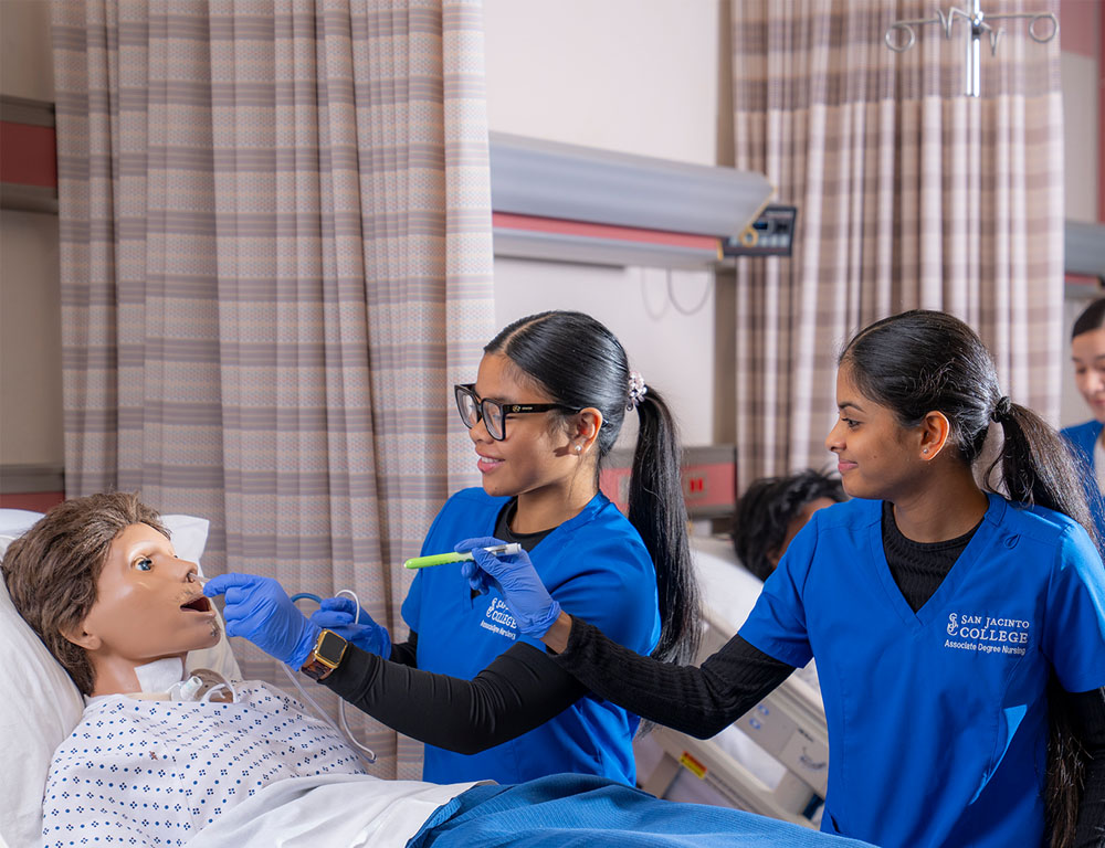 Smiling Nursing student