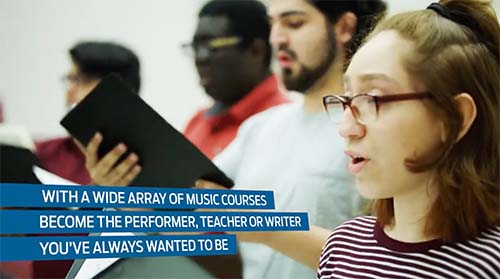 Video Choir Students